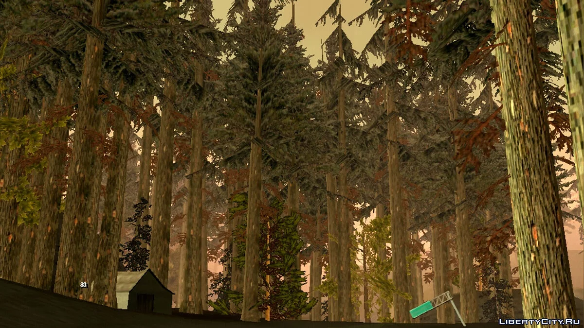 Густий ліс / GTA San Andreas (iOS, Android)