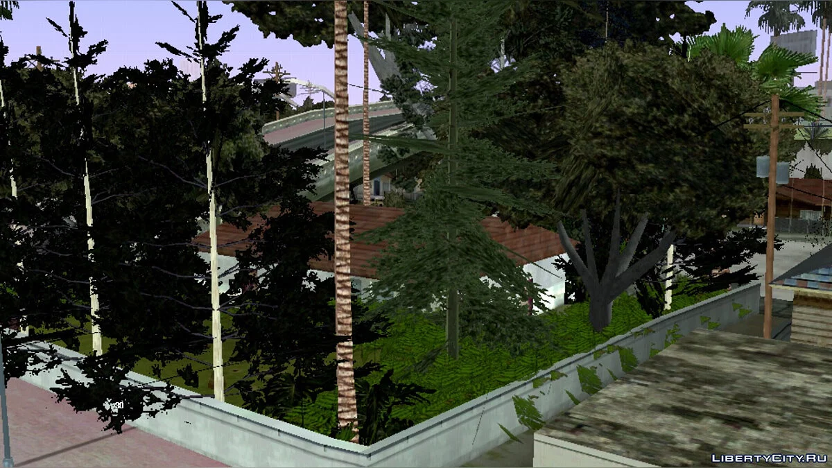 Підвищена рослинність на Grove Street / GTA San Andreas (iOS, Android)