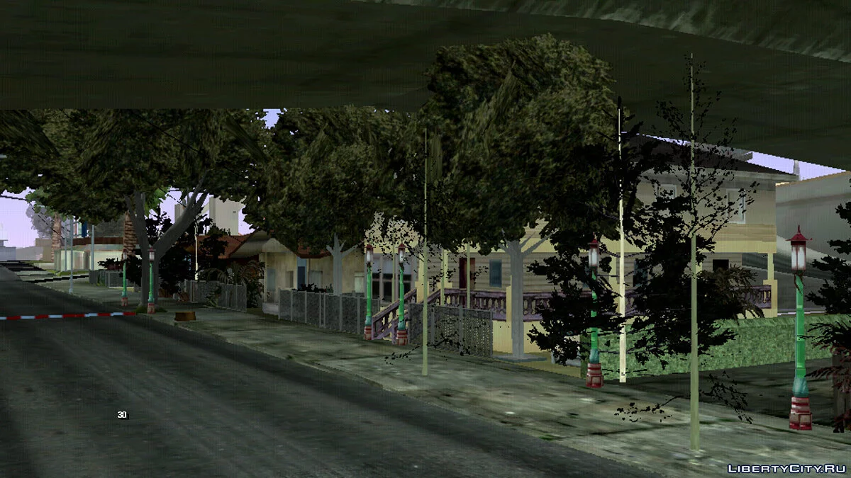 Підвищена рослинність на Grove Street / GTA San Andreas (iOS, Android)