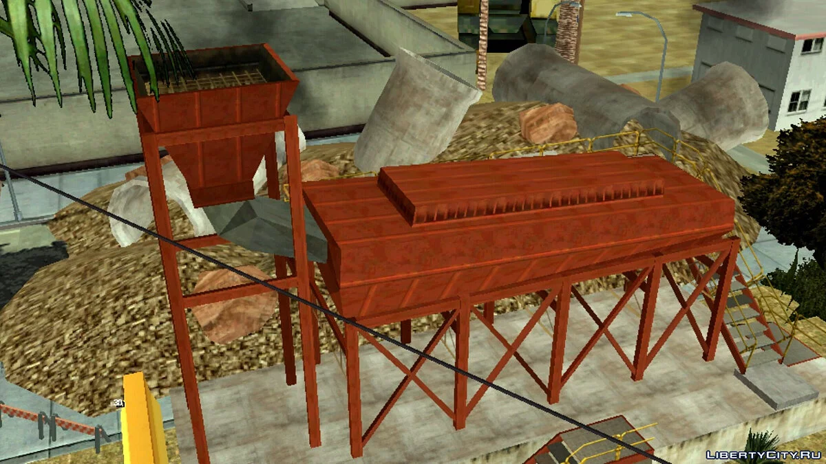 Ремонт дороги в Лос-Сантосі / GTA San Andreas (iOS, Android)