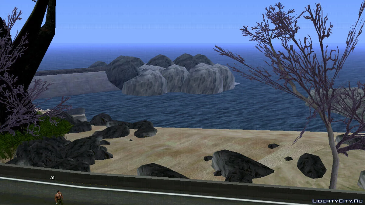 Construction of a bridge + dense forest / GTA San Andreas (iOS, Android)