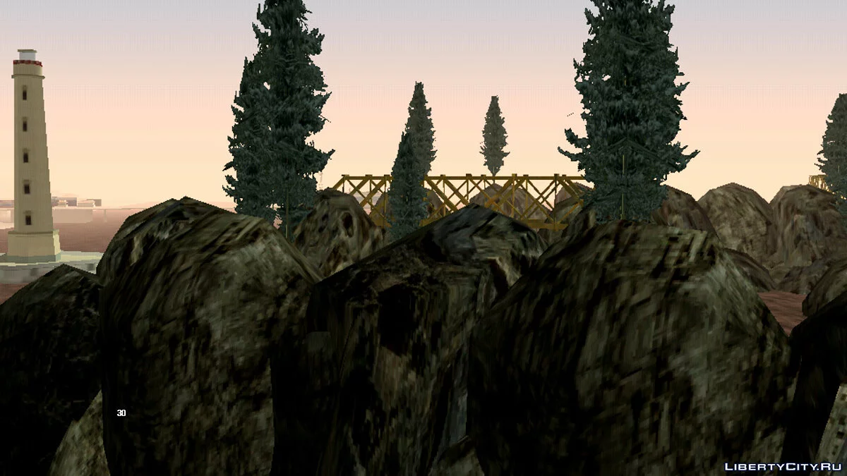 Траса для гонок по бездоріжжю / GTA San Andreas (iOS, Android)