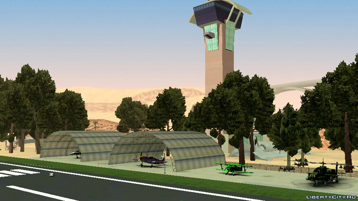 مطار مهجور محسن والمناطق المحيطة به / GTA سان أندرياس (iOS، أندرويد)