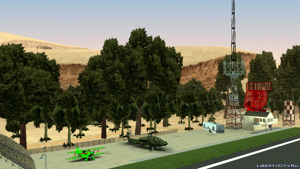 مطار مهجور محسن والمناطق المحيطة به / GTA سان أندرياس (iOS، أندرويد)