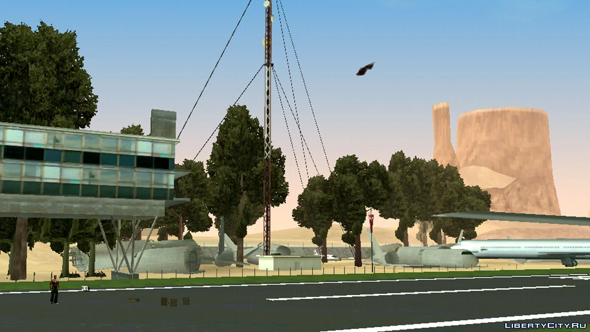 مطار مهجور محسن والمناطق المحيطة به / GTA سان أندرياس (iOS، أندرويد)