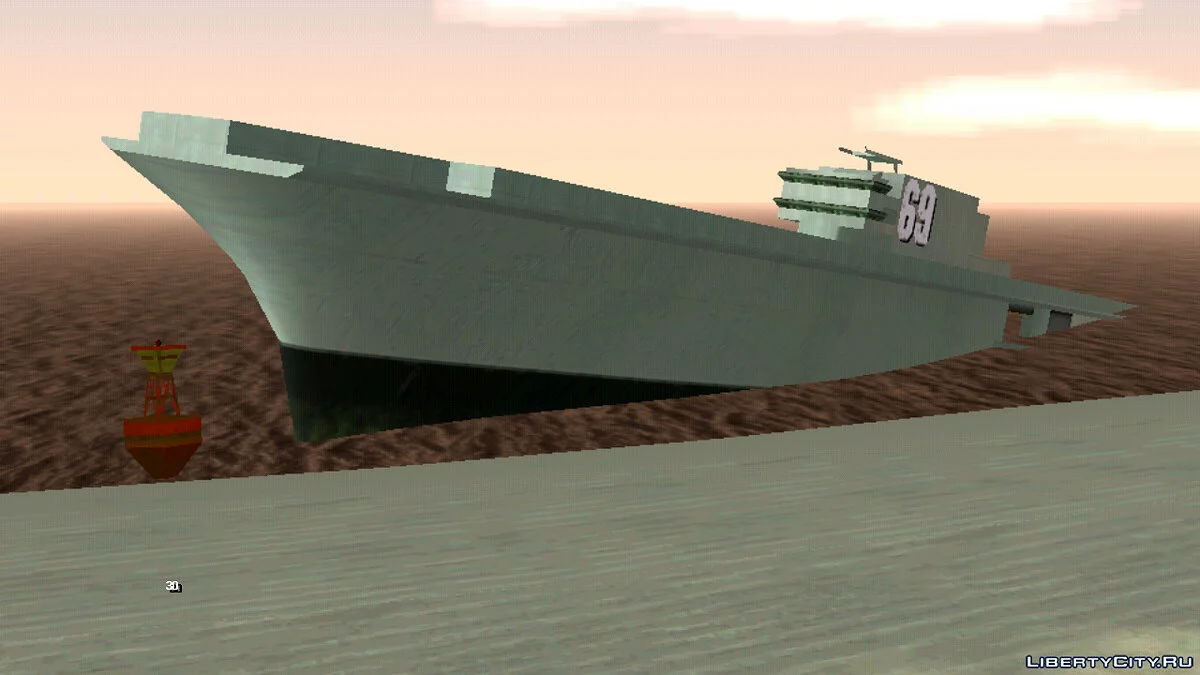Sunken ship in San Fierro / GTA San Andreas (iOS, Android)