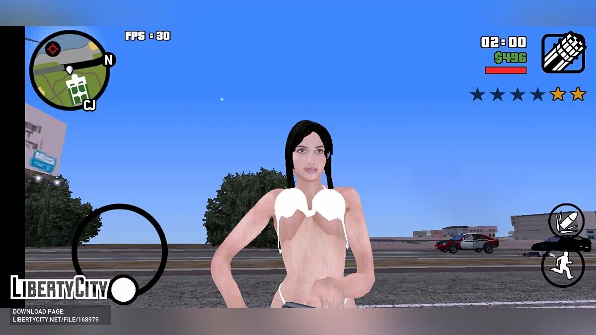 Fisik Dada Saat Berlari / GTA San Andreas (iOS, Android)