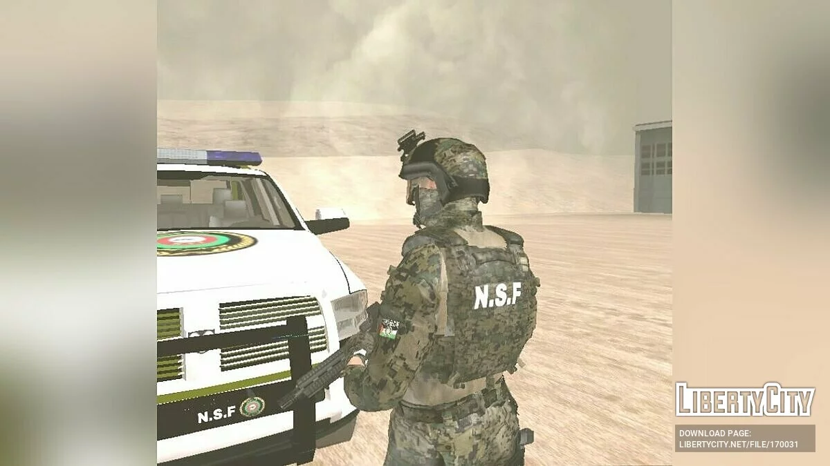 حزمة قوات الأمن الوطني الفلسطينية / GTA سان أندرياس (iOS، أندرويد)