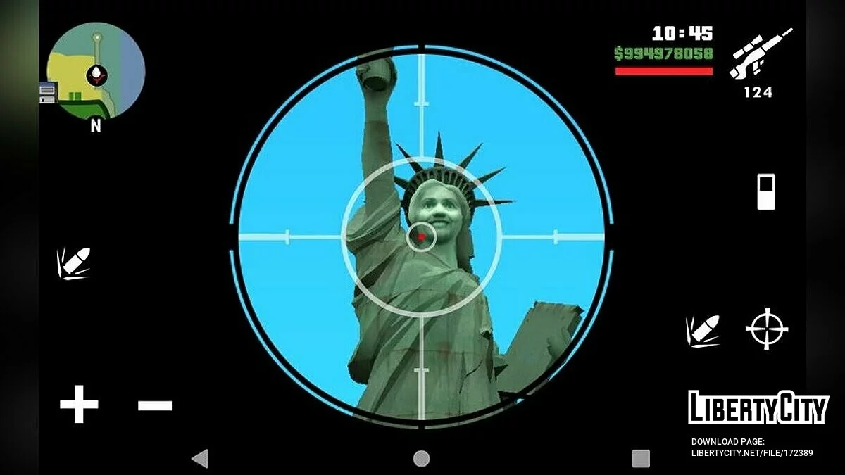 تمثال السعادة من GTA 4 / GTA سان أندرياس (iOS، أندرويد)