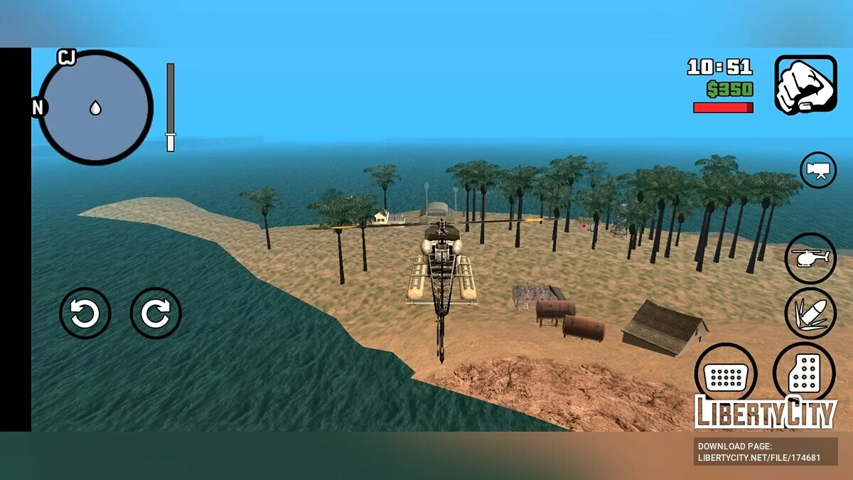 Cayo Perico de GTA Online / GTA San Andreas (iOS, Android)