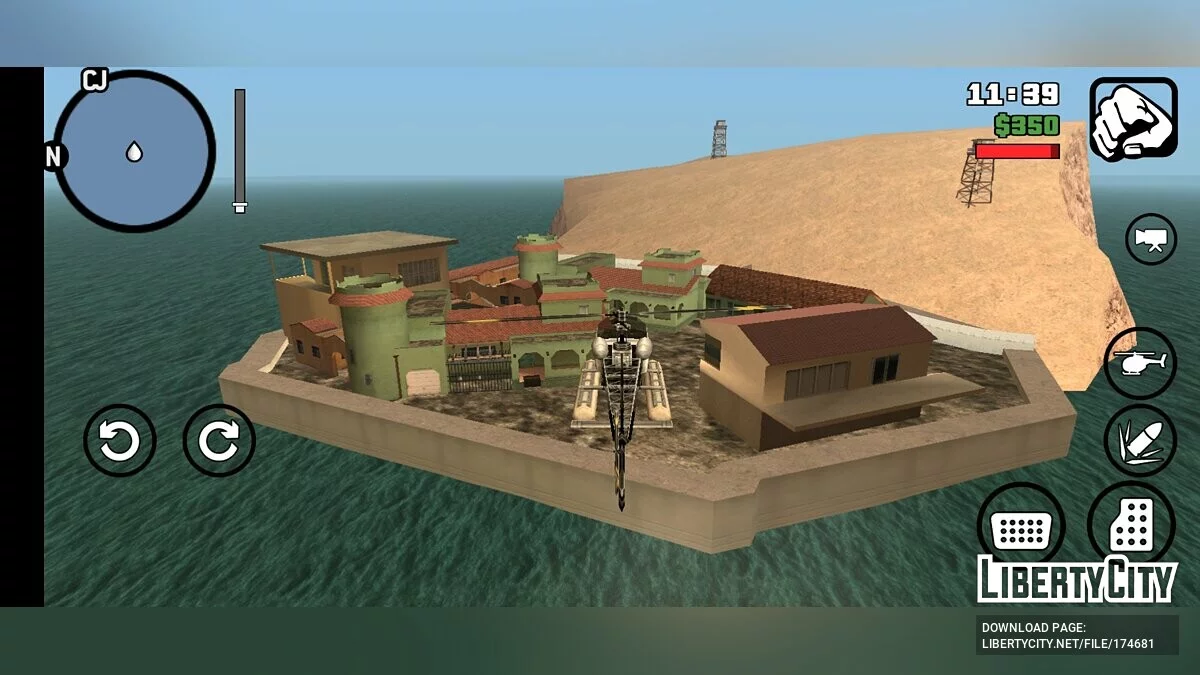 Cayo Perico de GTA Online / GTA San Andreas (iOS, Android)