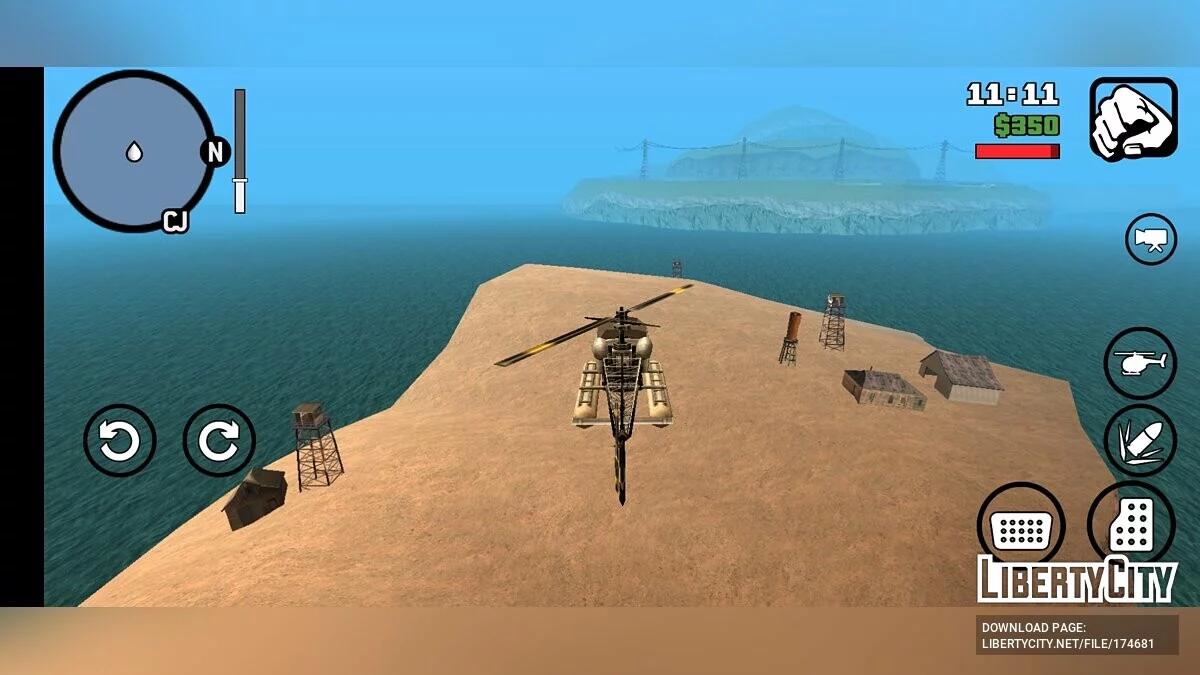 Cayo Perico de GTA Online / GTA San Andreas (iOS, Android)