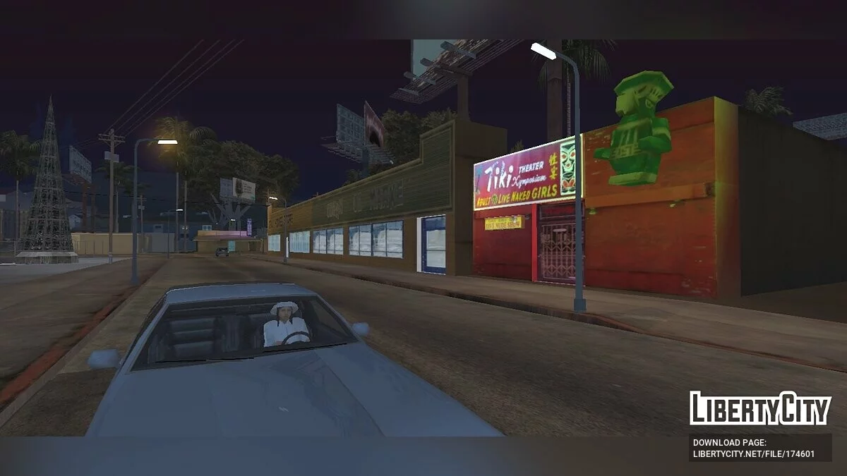 Iluminação aprimorada de edifícios / GTA San Andreas (iOS, Android)