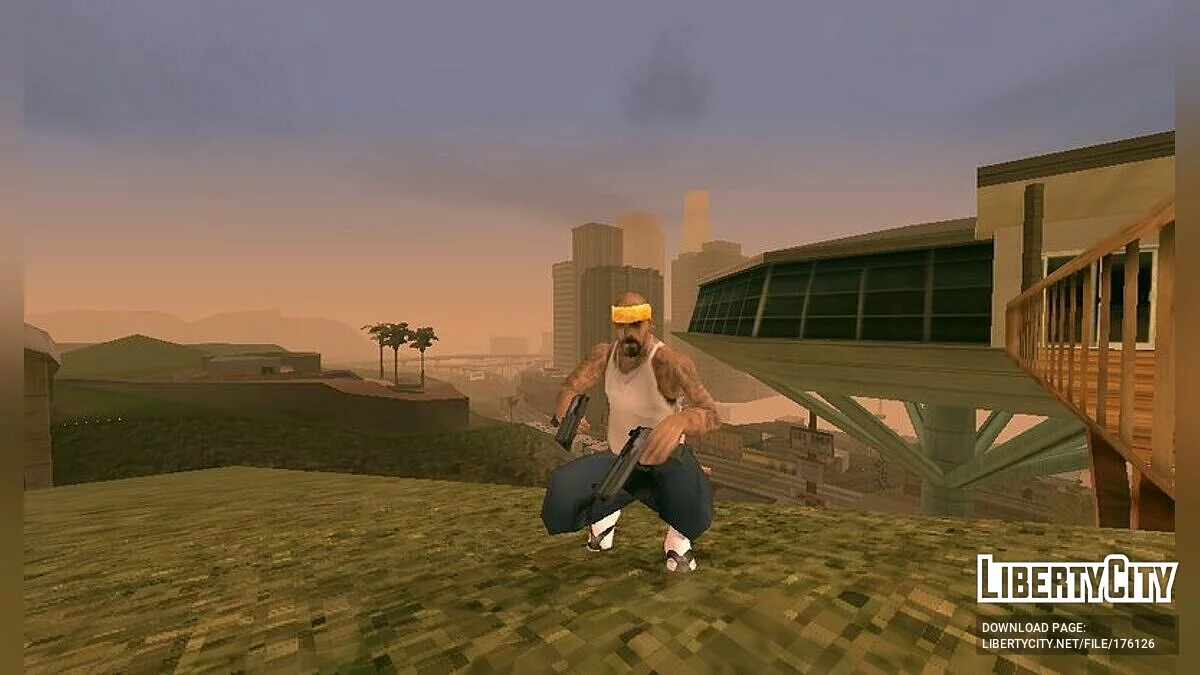 Desert Eagle في يدين / GTA سان أندرياس (iOS، أندرويد)