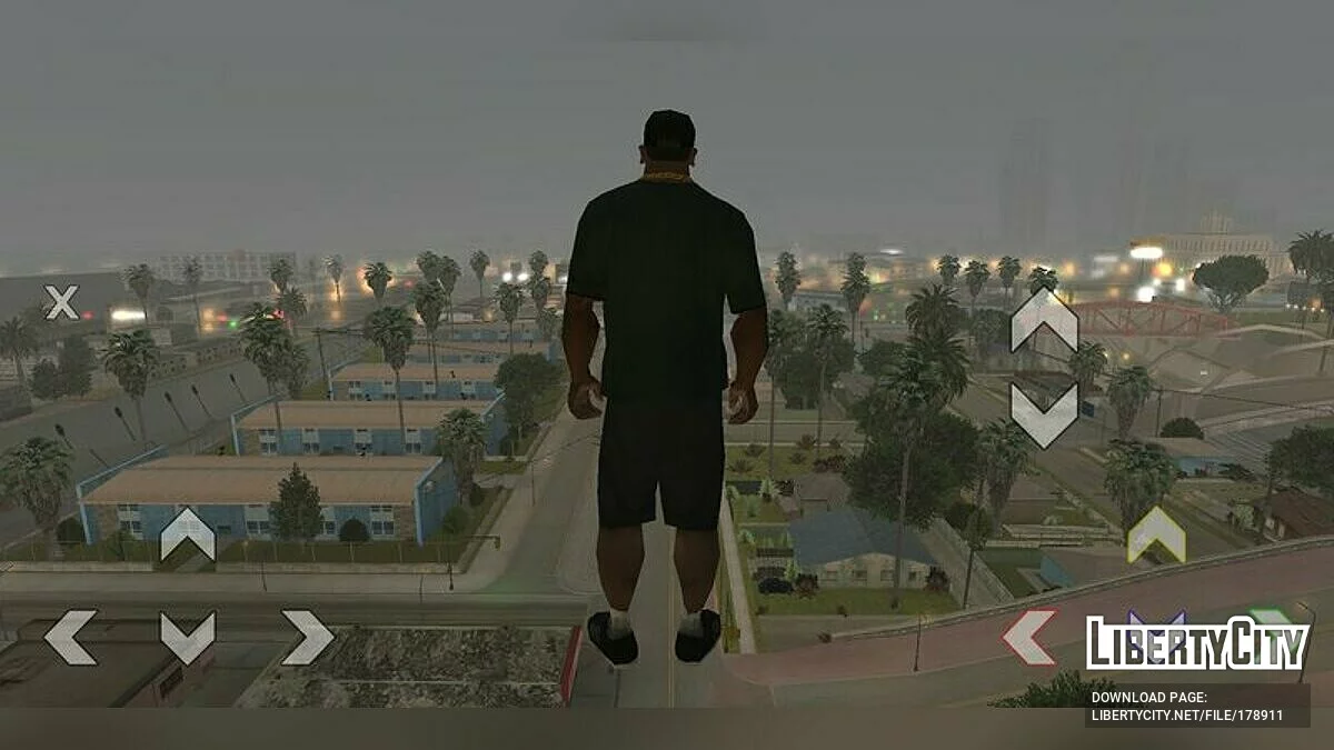 Botones transparentes / GTA San Andreas (iOS, Android)