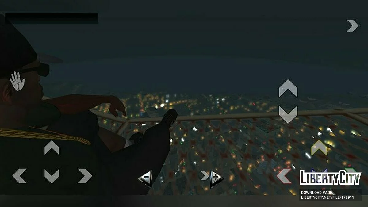 Botones transparentes / GTA San Andreas (iOS, Android)
