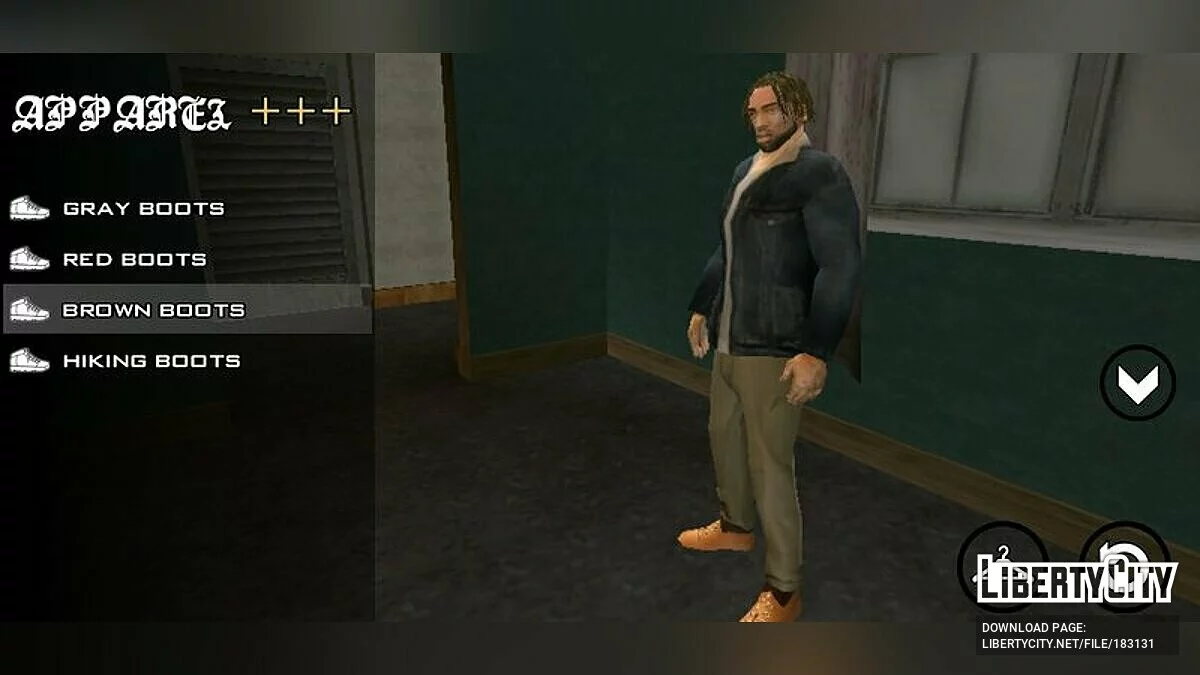 白色 CJ + 新衣服、发型和纹身 / GTA San Andreas (iOS, Android)