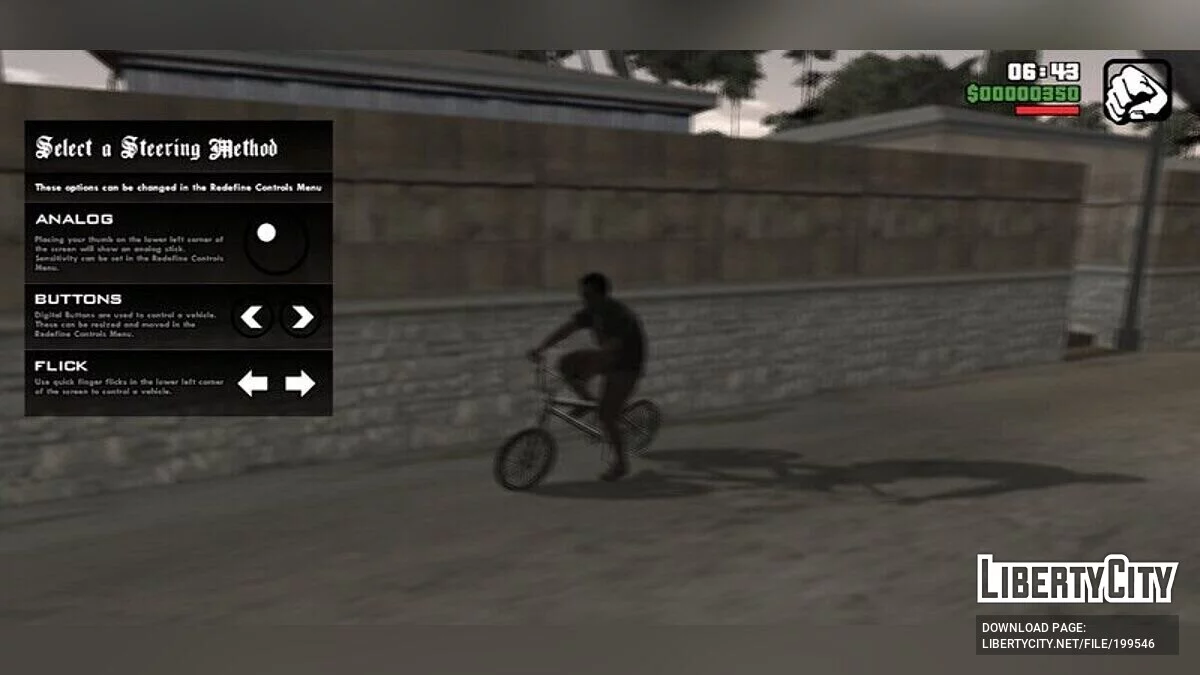 غطاء محرك السيارة على غرار الكمبيوتر الشخصي / GTA سان أندرياس (iOS، أندرويد)