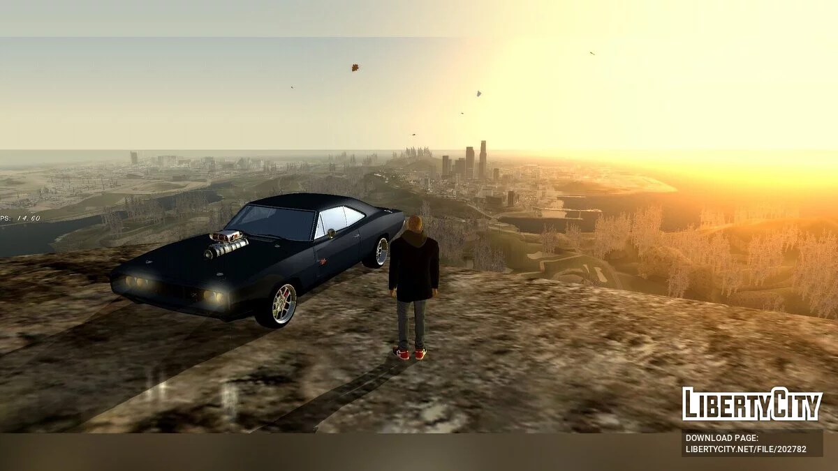Jarak menggambar seperti di The Definitive Edition / GTA San Andreas (iOS, Android)