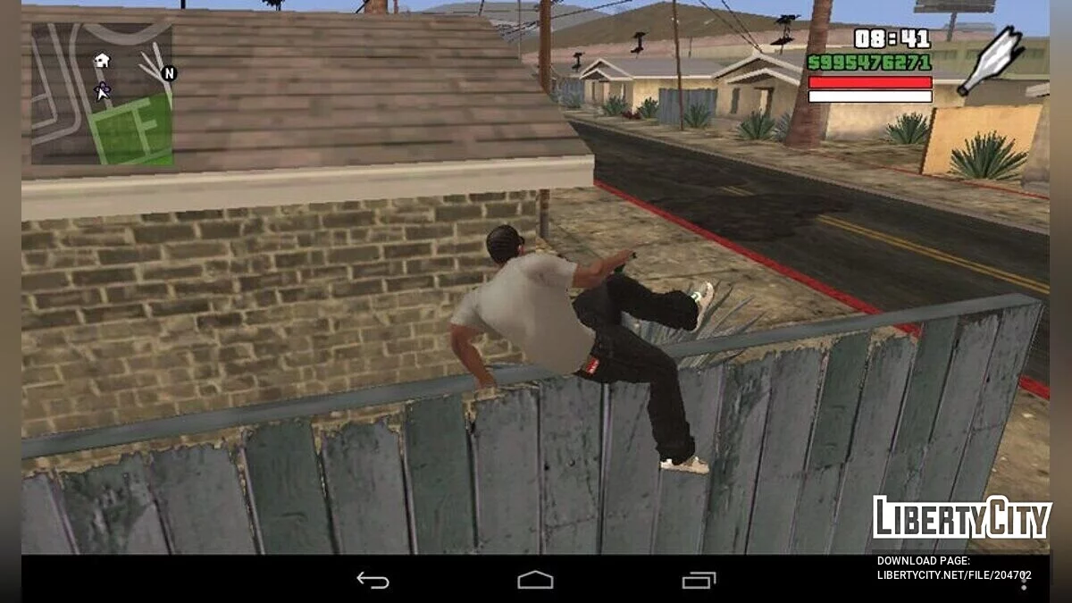 رسوم متحركة لرجل العنكبوت / GTA سان أندرياس (iOS، أندرويد)