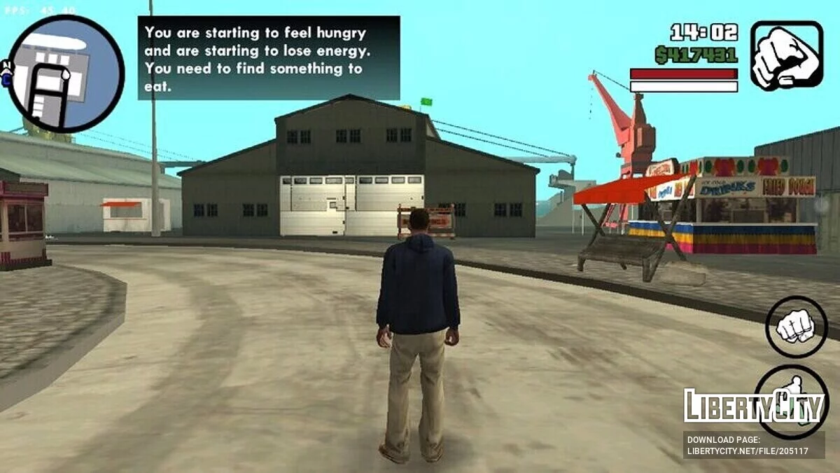Ballas Basis in den Docks / GTA San Andreas (iOS, Android)