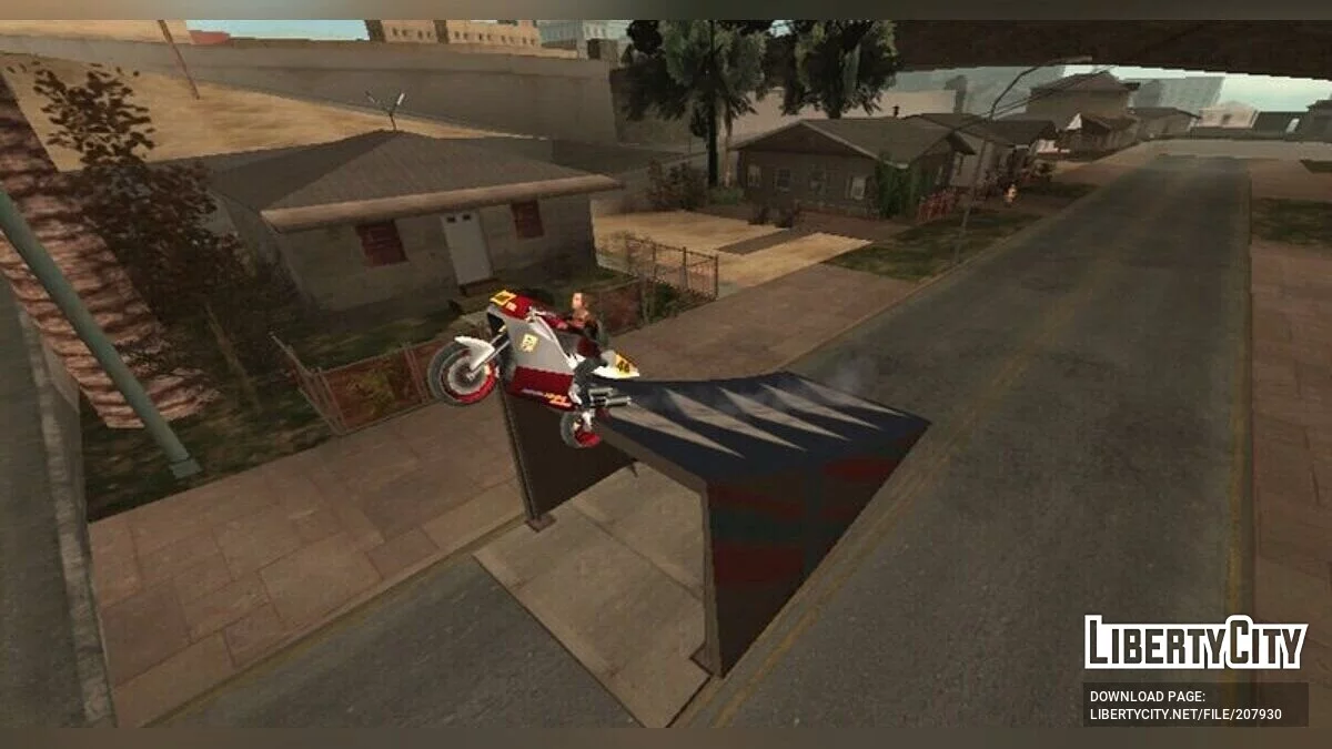 The stunt ramp on Grove Street / GTA San Andreas (iOS, Android)