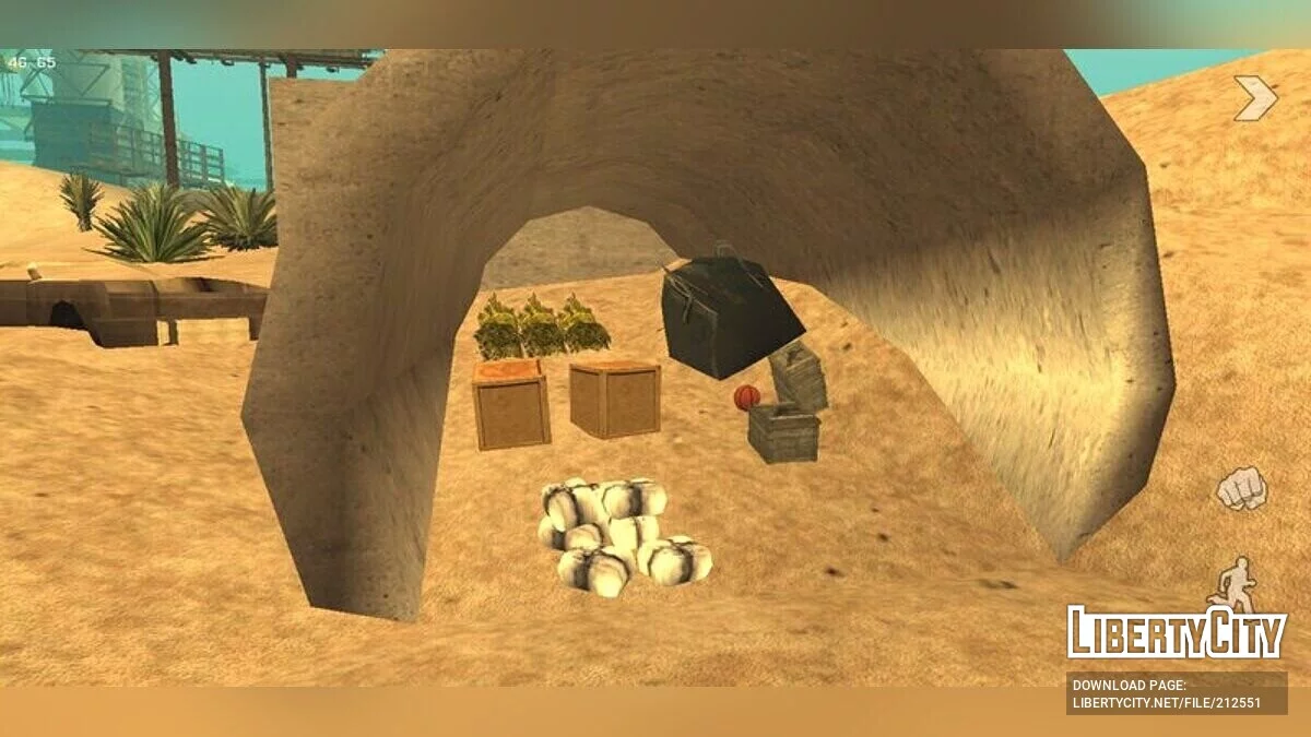 Remake y mejora de refugios y almacenes / GTA San Andreas (iOS, Android)