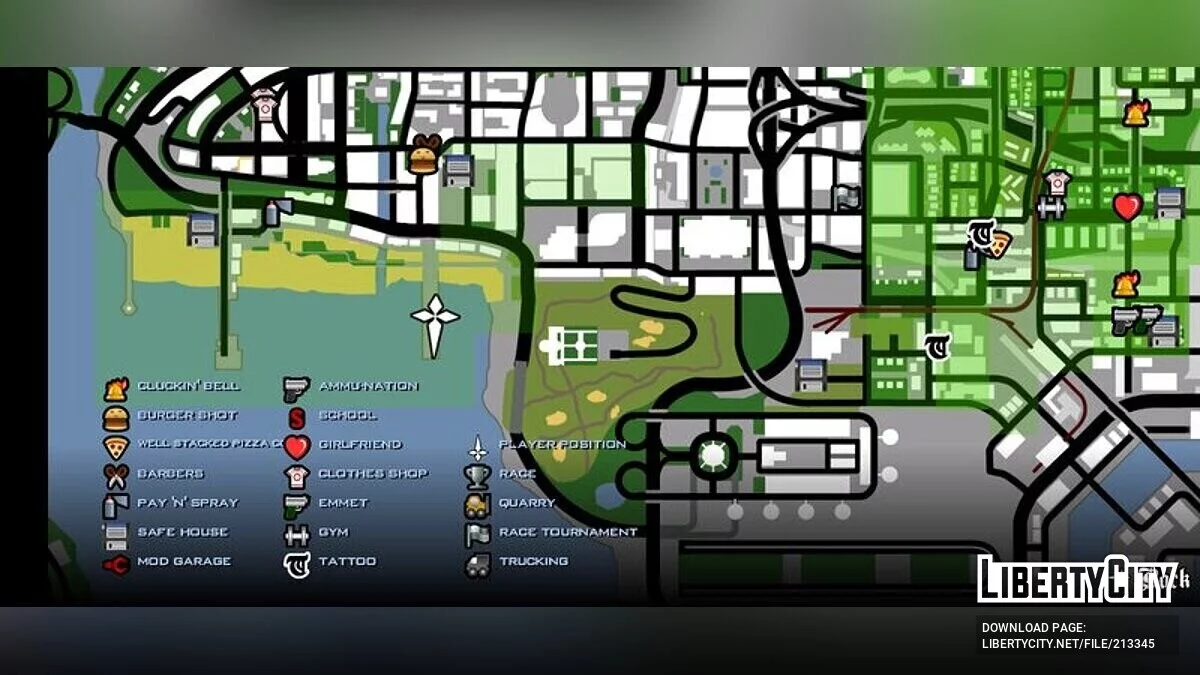 Mapa Kyuubi / GTA San Andreas (iOS, Android)
