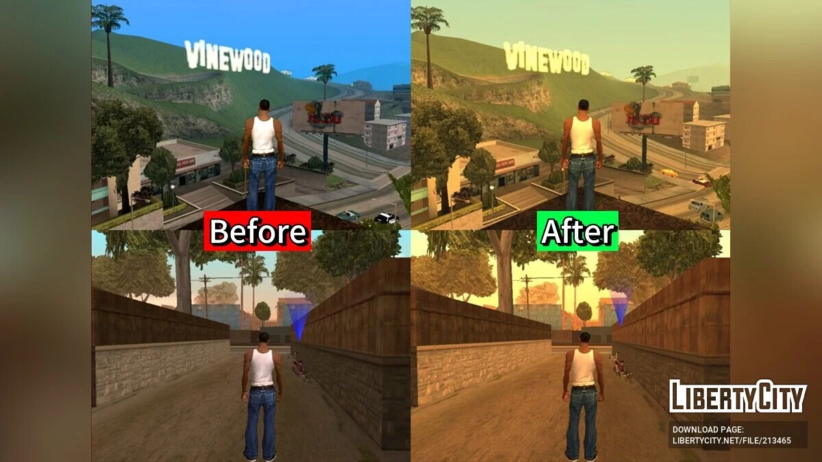 Real Life Pack (Fix Edition) / GTA San Andreas (iOS, Android)