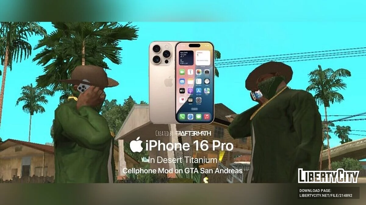 沙漠钛金 iPhone 16 Pro / GTA San Andreas (iOS, Android)