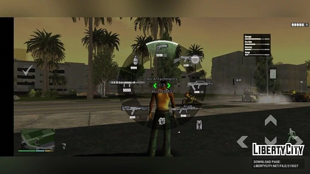 GTA 5 风格的武器和声音 / GTA San Andreas (iOS, Android)