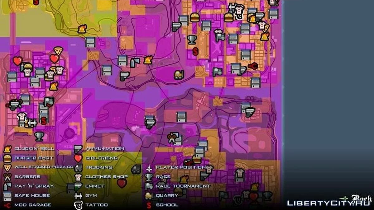 100% пройдено (Король Сан-Андреас), гангстерські війни / GTA San Andreas (iOS, Android)