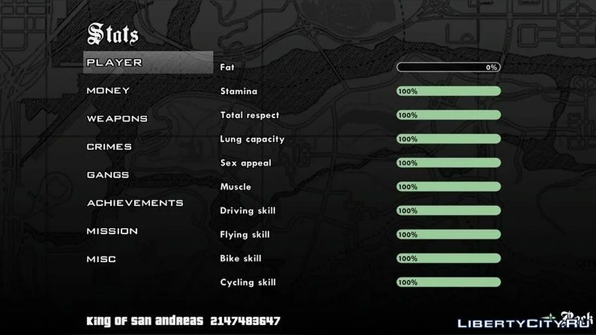 100% пройдено (Король Сан-Андреас), гангстерські війни / GTA San Andreas (iOS, Android)