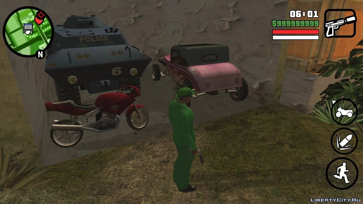 100% abgeschlossen, alles erobert und Fähigkeiten verbessert / GTA San Andreas (iOS, Android)