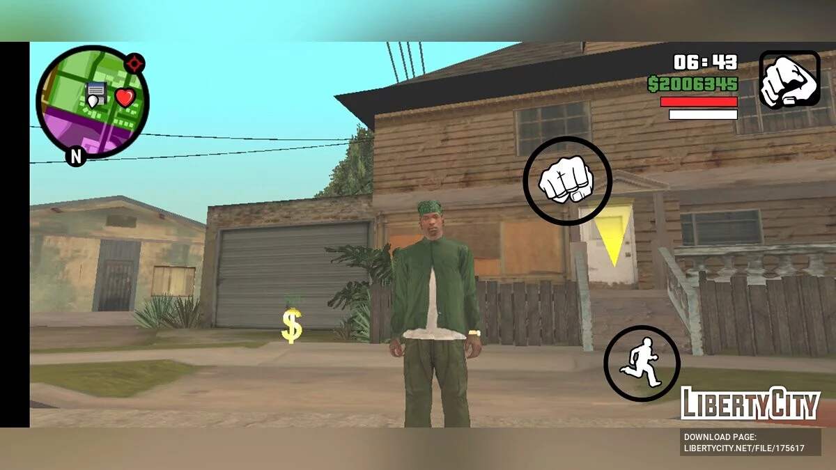 Simpan dengan cerita yang sudah dilalui / GTA San Andreas (iOS, Android)