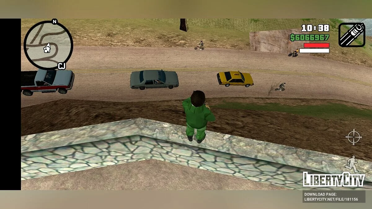 Sauvegarde de triche de démarrage avec des secrets dans le garage (Santa Maria) / GTA San Andreas (iOS, Android)