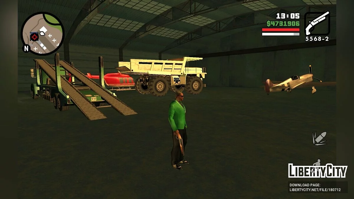 Sauvegarde à 100 % avec un transport unique / GTA San Andreas (iOS, Android)