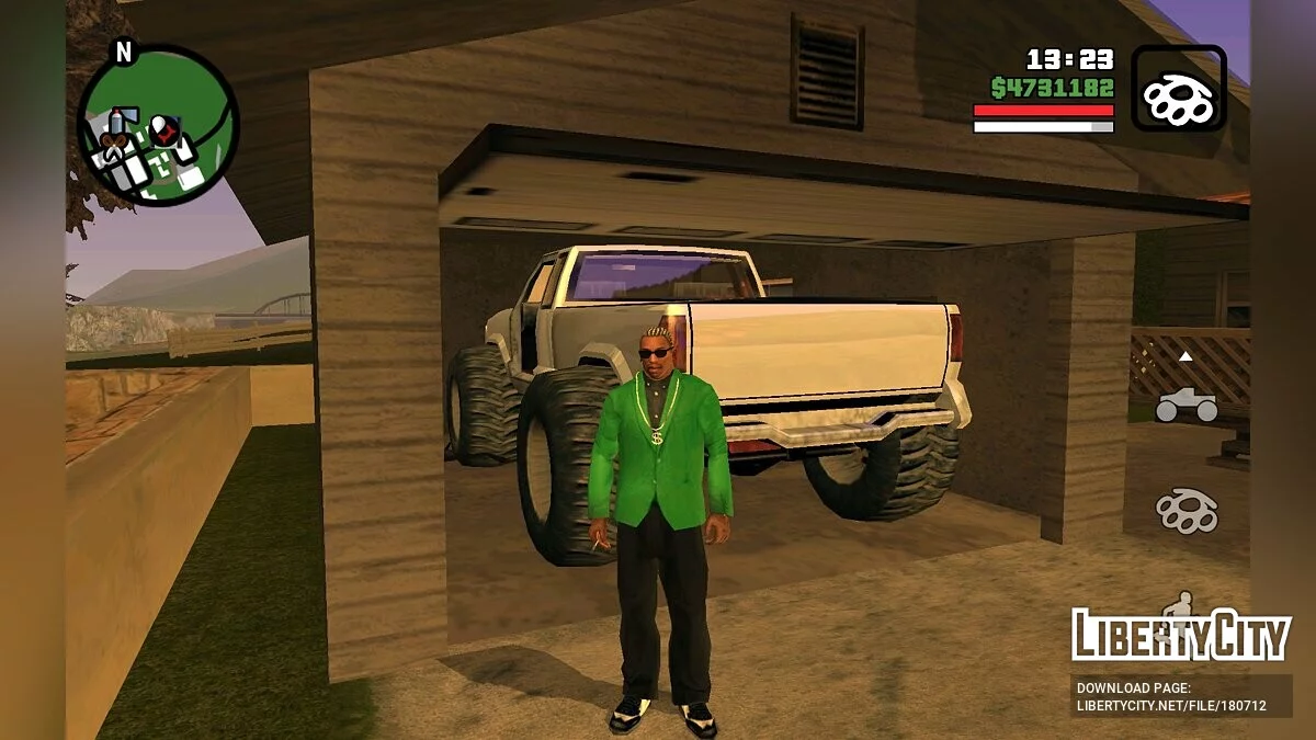 Sauvegarde à 100 % avec un transport unique / GTA San Andreas (iOS, Android)