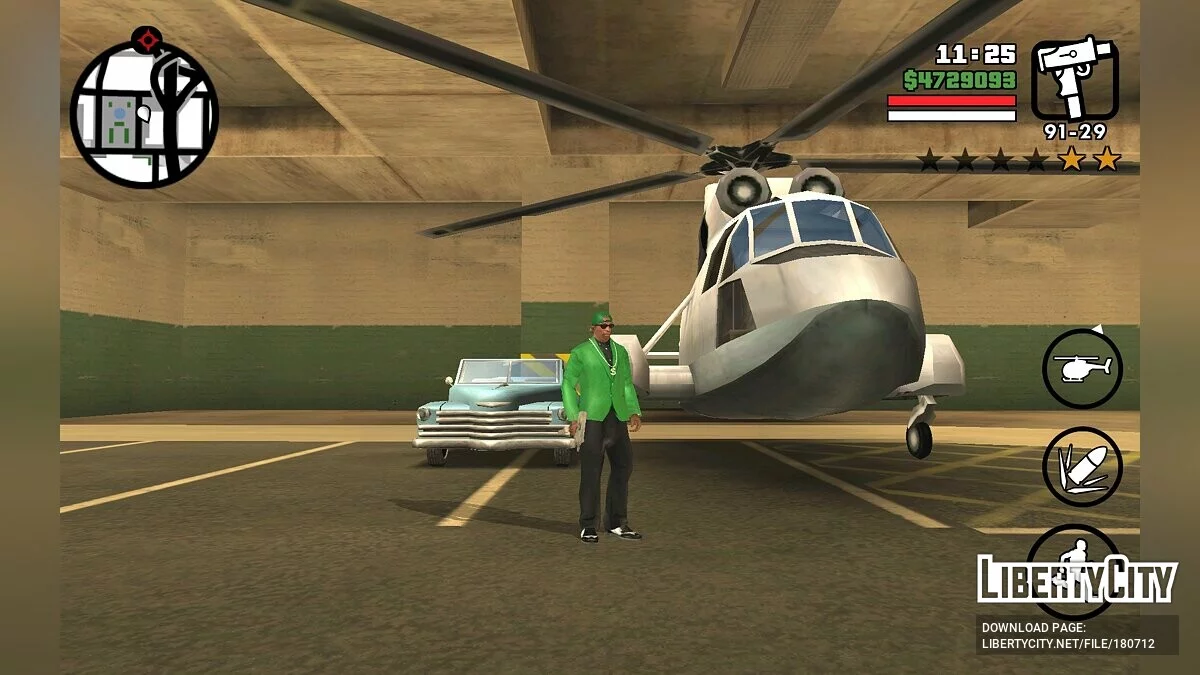 Sauvegarde à 100 % avec un transport unique / GTA San Andreas (iOS, Android)