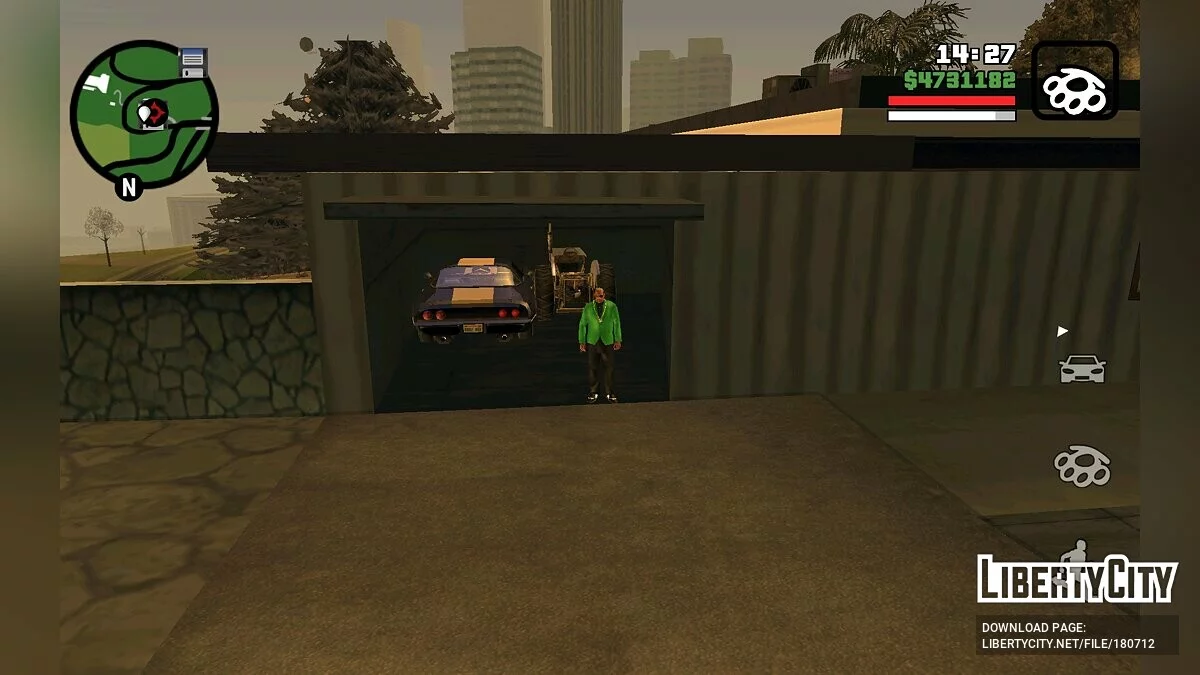 Sauvegarde à 100 % avec un transport unique / GTA San Andreas (iOS, Android)