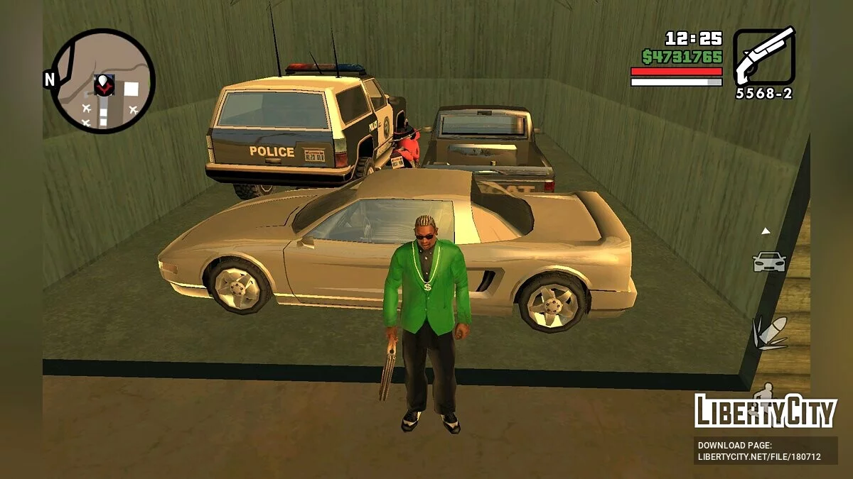 Sauvegarde à 100 % avec un transport unique / GTA San Andreas (iOS, Android)