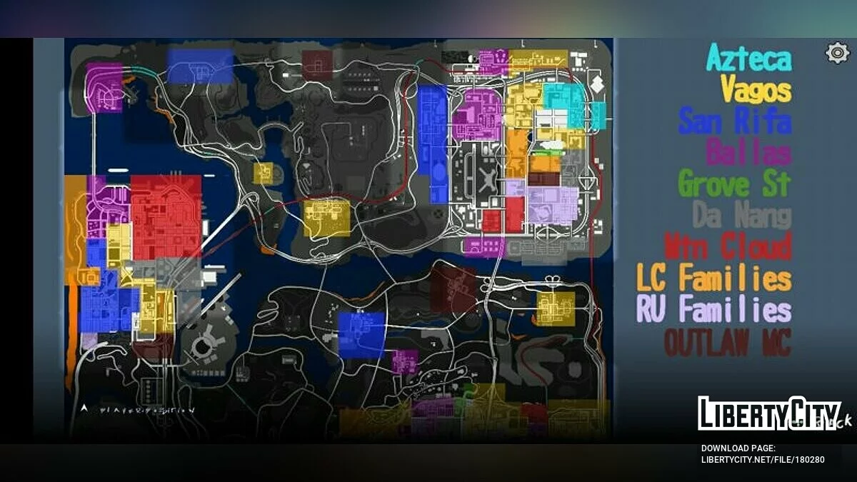 حفظ العصابة المبتدئة / GTA سان أندرياس (iOS، أندرويد)