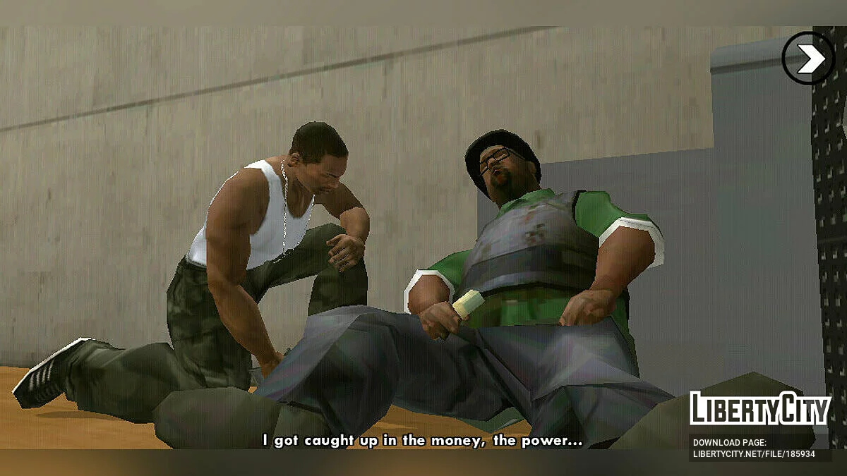 87.17% Savegame + End Of The Line / GTA San Andreas (iOS, Android)