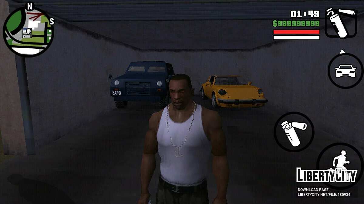 87.17% Savegame + End Of The Line / GTA San Andreas (iOS, Android)