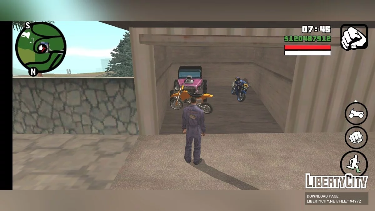 Salvar antes da última missão de Los Santos com transporte exclusivo / GTA San Andreas (iOS, Android)