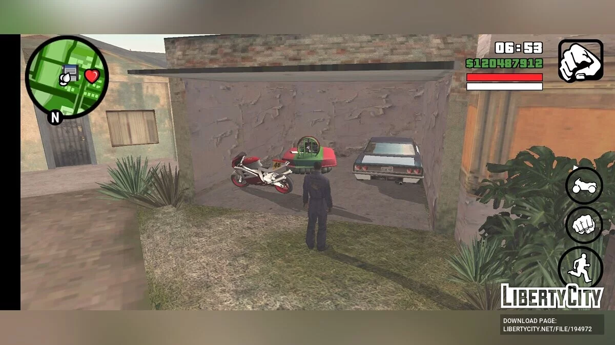 Salvar antes da última missão de Los Santos com transporte exclusivo / GTA San Andreas (iOS, Android)