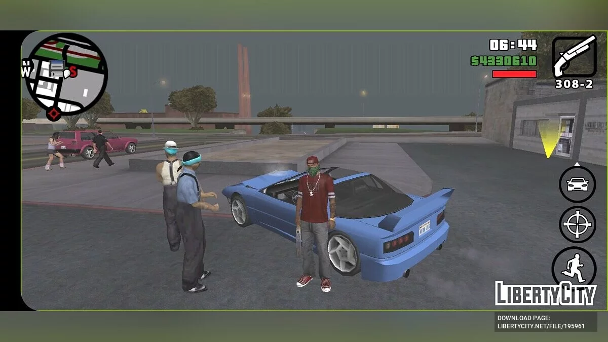 Sauvegarde au milieu du jeu avec des transports rares / GTA San Andreas (iOS, Android)