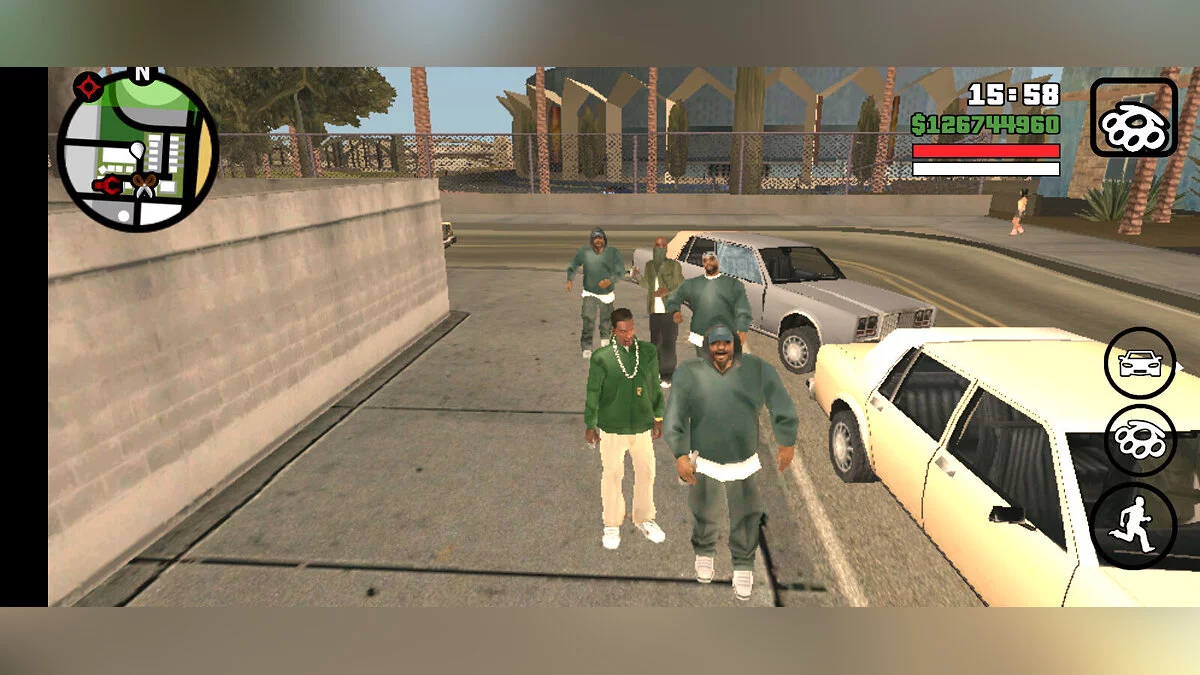 100% savegame with feature / GTA San Andreas (iOS, Android)