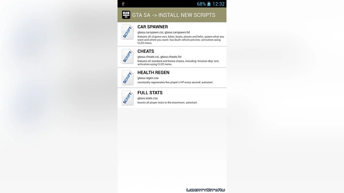 CLEO Library 1.1.0 (for Android) / GTA San Andreas (iOS, Android)