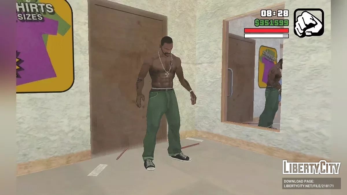 Оновлені текстури джинсів для Сіджея / GTA San Andreas (iOS, Android)